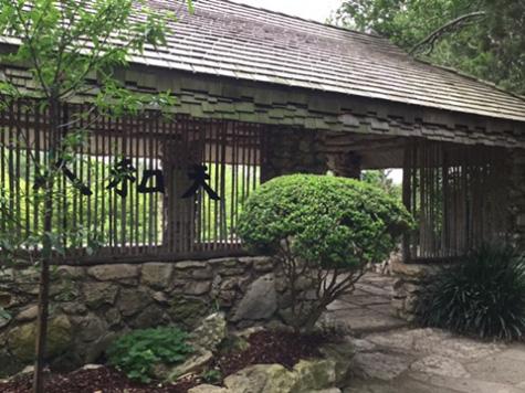 Tea House at the Taniguchi Japanese Garden, Zilker Botanical Garden, Austin, Texas